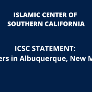 ICSC Statement on Murders in Albuquerque, New Mexico